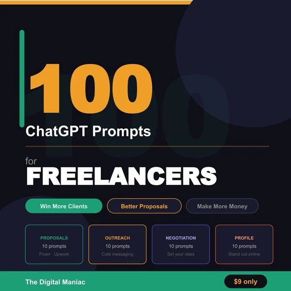100 ChatGPT Prompts For Freelancers